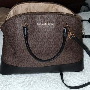 Large Michael Kors Purse with Crossbody strap